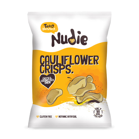 Cauliflower Crisps Cheese & Caramelised Onion