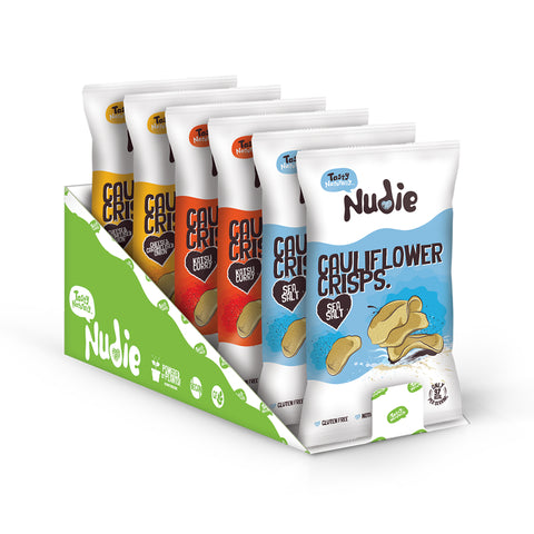 Cauliflower Crisps - Variety Pack (Sharing Bags - 80g)