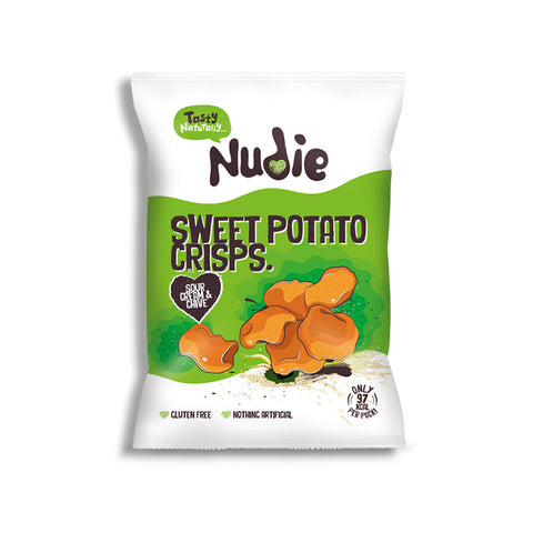 Sweet Potato Crisps - Sour Cream & Chive