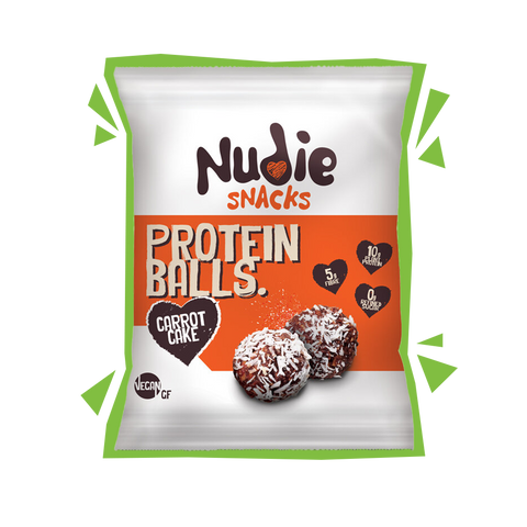 10g Protein Balls | Healthy Carrot Cake Flavour Protein Balls. Plant-Based & Vegan Friendly.